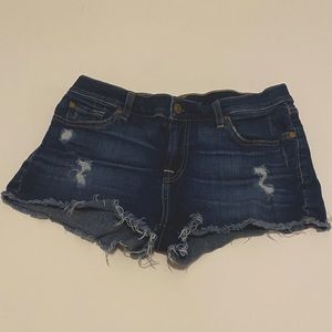 7 for all mankind distressed shorts